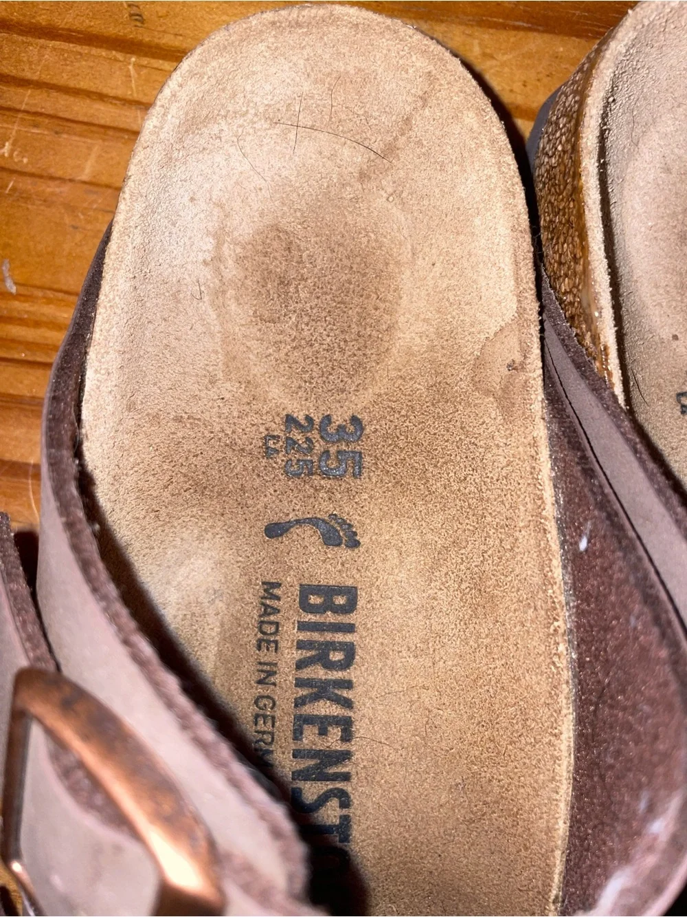 Birkenstock Arizona Mocha Sandals Sz Eu 35/US 4.5